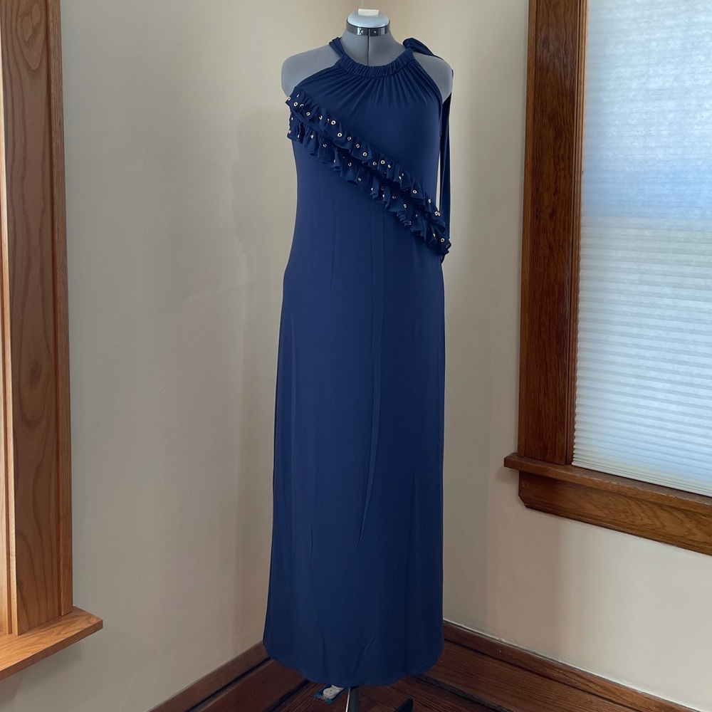 NWT “MICHAEL” Michael Kors True Navy Maxi Dress, S